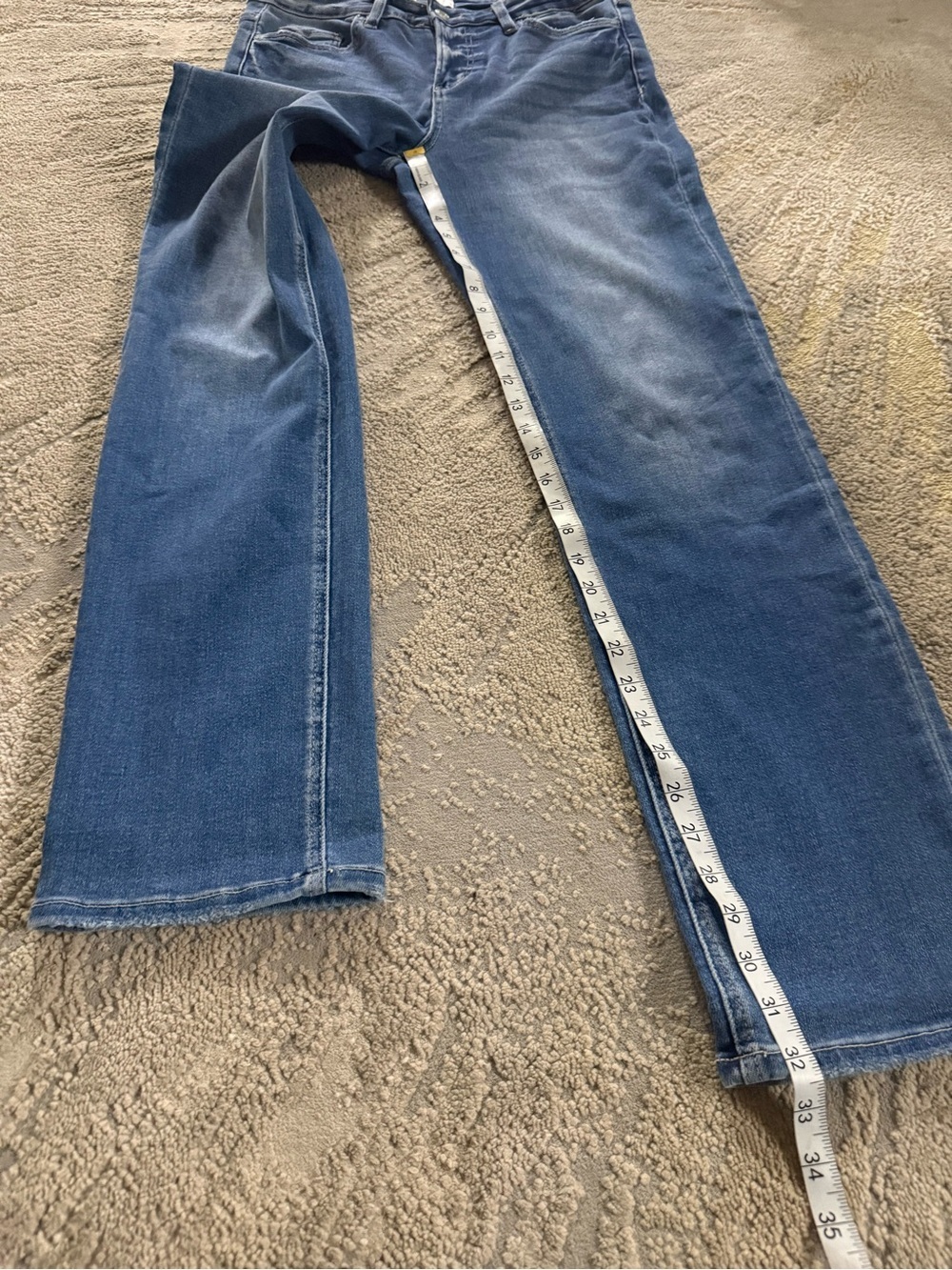 Vervet Luxuries jeans high rise slim straight jeans T6201 size 31 - Picture 8 of 11